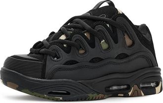 Osiris D3 2001 Mens Skate Shoes Black/Camo : 10.5 D - Medium, Textile