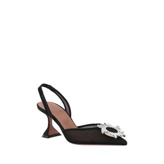 Amina Muaddi Womens Begum Heel Black