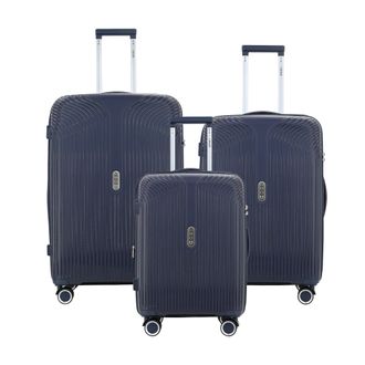 Izod Sabina Expandable Polypropylene Hard shell Lightweight 360 Dual Spinning Wheels Combo Lock 28, 24, 20 3 Piece Luggage Set