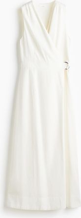 H&M Wickelkleid aus Leinenmix - White
