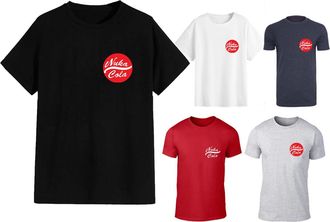 Generic Nuka Cola Crest | Chest Print | Printed Unisex Short Sleeve T-Shirt Multicolour