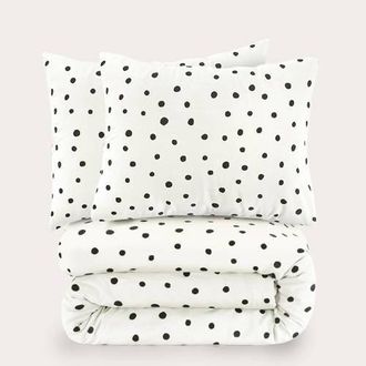 W katoen-polyester dekbedovertrek lits-jumeaux (240x220 cm)