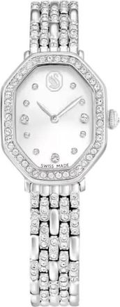 Swarovski Dextera Quartz Crystal Silver Dial Ladies Watch 5698690