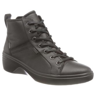 Ecco Ecco Soft 7 Wedge 470943 Leather Womens Ankle Boots - Black - Size:UK 4-4.5