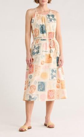 C&C California Aimee High Neck Sundress in Multi Colored Shells at Nordstrom Rack, Size X-Large