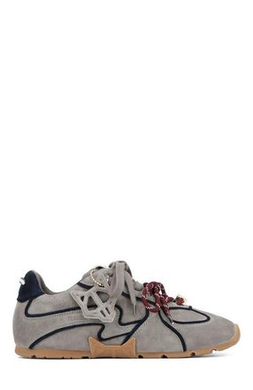 Naked Wolfe Adored Mesh Sneaker in Grey Suede at Nordstrom, Size 10.5