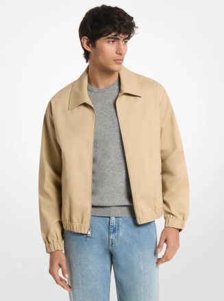 Michael Kors Cotton Blend Blouson Jacket