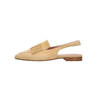 Stefano Lauran Dames Hakken E2575 - Dames - Schoenen - Geel - Maat: 40 EU Linnen