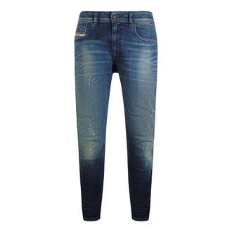 Diesel Heren 1979 Sleeker-R Denim Jeans (Blauw)