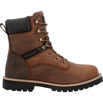 Georgia Boot Mens Core 37 8 Soft-Toe Work Boot In Brown