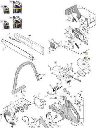 Alpina Caja De Embrague Ms 402-442 Amarillo - Original Stiga - 383059013/0