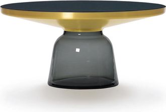 ClassiCon Bell Couchtisch, Messing / quarz-grau