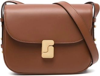 SOEUR Soeur, Tassen, Dames, Bruin, ONE Size, Katoen, Bellissima Mini Crossbody Tas