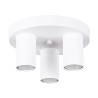Sollux Lighting L&aacute;mpara de techo blanco acero alt. 25 cm