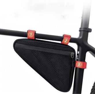 OEM Bolsa Triangular Para Sill&iacute;n De Bicicleta Negra