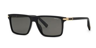 Chopard SCH427 Polarized 700P Mens Sunglasses Black Size 58