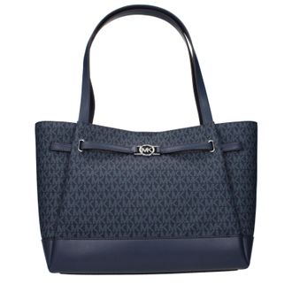 Michael Kors Damens Reed Umh&auml;ngetasche Blau/Admiralstoff