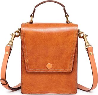 OLD TREND Basswood Leather Crossbody Bag in Caramel at Nordstrom Rack