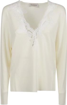 Ermanno Scervino Mujer, Jerseys, Blanco, Talla: 2XS