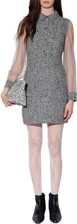 Walter Baker Mayla Long Sleeve Minidress in Juno Tweed at Nordstrom Rack, Size 10