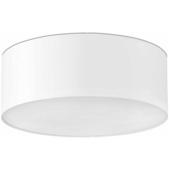 Faro Barcelona Faro Seven - L&aacute;mpara De Techo Empotrada Grande De 3 Luces Blanca, E27