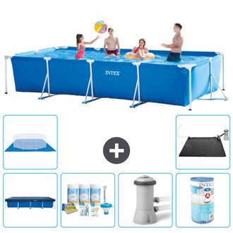 Intex Piscina Con Estructura Rectangular - 450x220x84 Cm - 7-piezas S30294