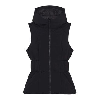 Repetto Gilet imbottito senza maniche con cappuccio - - Jackets - Donna - Nero - S