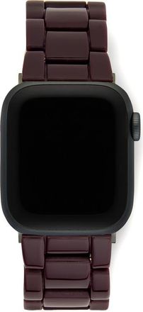 Machete Jewelry Apple Watch Band in Royal Peony - Black at Nordstrom