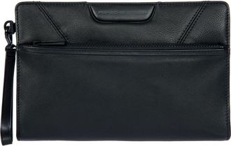 Porsche Design Roadster Leather EVO Clutch Bag with Front Pocket in Black at Nordstrom