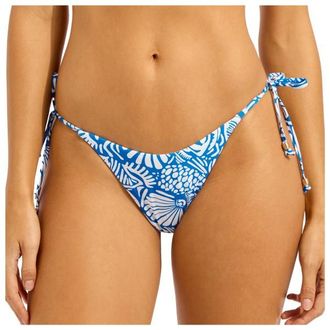 Seafolly C Shells Tie Side Rio Pant Bikini-Bottom f&uuml;r Damen | orange