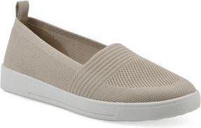 White Mountain Upright Woven Slip-On Sneaker in Taupe Fabric at Nordstrom Rack, Size 7.5
