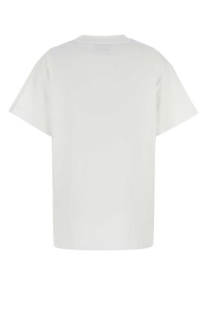 Givenchy Bw70fm3yrs 100 White Exterior: Cotton T-Shirt T-shirts And Polos