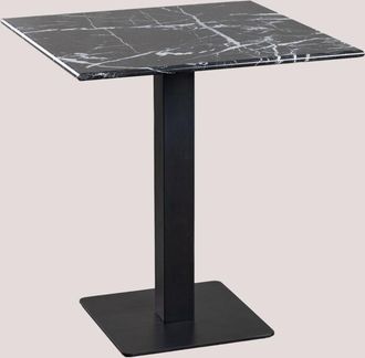 Sklum Sklum - Mesa De Bar Cuadrada En M&aacute;rmol Livanto