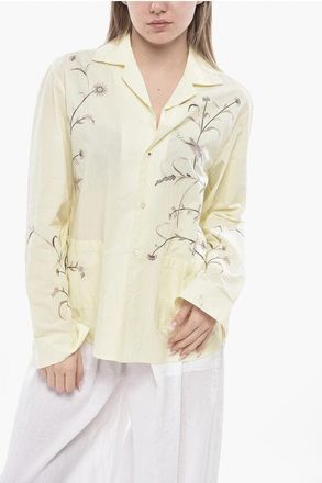 Baziszt Cotton Blouse PINSON With Embroidery size S