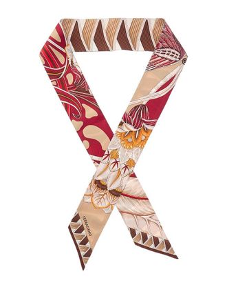 Ferragamo Butterflies Print Silk Scarf