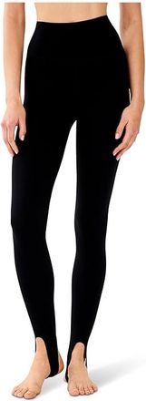 SPLITS59 River High-Waist Airweight Stirrup Womens Casual Pants Black : MD, Nylon/Spandex