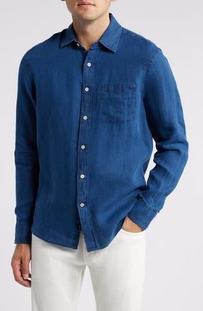 Faherty Laguna Linen Shirt in Arroyo Wash at Nordstrom Rack, Size Large