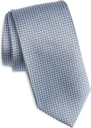 BOSS Silk Blend Jacquard Tie in Light Pastel Purple/Blue at Nordstrom