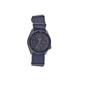 Seiko 5 Sports Street Style Automatisch Horloge - Dames - Horloges - Zwart - ONE Size - Nylon - Accessoires