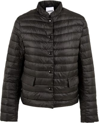 Aspesi Gewatteerd jack - Dames - Gewatteerde jassen - Zwart - L - Polyester - Jassen
