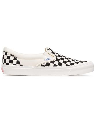 Vans OG Classic Slip-On Checkerboard sneakers - unisex - Cotton/Cotton/Rubber - 6.5 - Black
