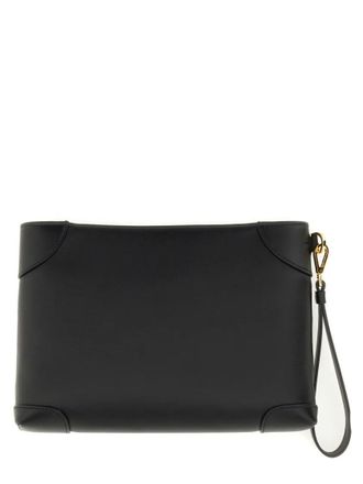 Tom Ford Crossbody Bags - Leather Clutch Bag - Gr. unisize - in Schwarz - f&uuml;r Damen