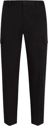 Dolce & Gabbana Broeken, Heren, Zwart, L, Slim-fit Broeken