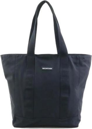Balenciaga Pre-owned Nylon balenciaga-bags - unisex - Vintage Shopper - Blauw - ONE Size - Nylon - Vintage