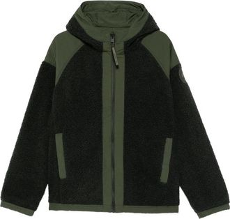 Canada Goose Fleece-texture Hooded Jacket