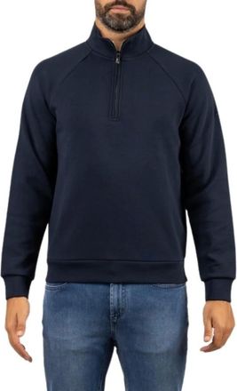 H&egrave;SKIMO Sweatshirt - Heren - Sweatshirts & Hoodies - Blauw - Maat: L Katoen