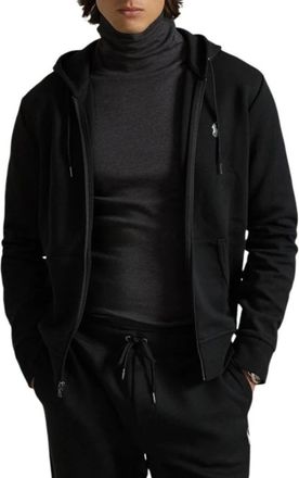 Ralph Lauren Zip-Up Sweatshirt - Heren - Vesten met rits - Zwart - M - Katoen - Hoodies & sweatvesten