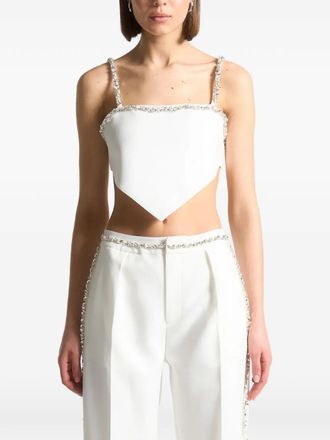 Mani&egrave;re De Voir Eloise embellished top - White