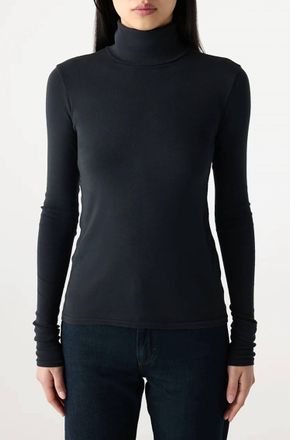 Amo Reese Long Sleeve Tee In Black