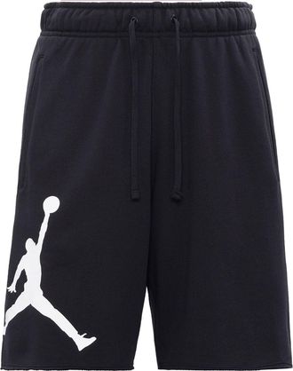 Nike Jordan Mens Air Jordan Flying Man Logo Training Knit Breathable Sports Shorts Black DV5028-010